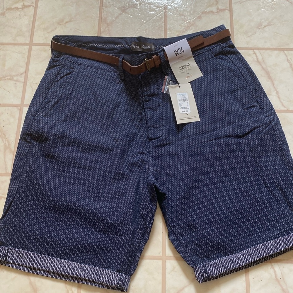 Mens Navy Blue Shorts